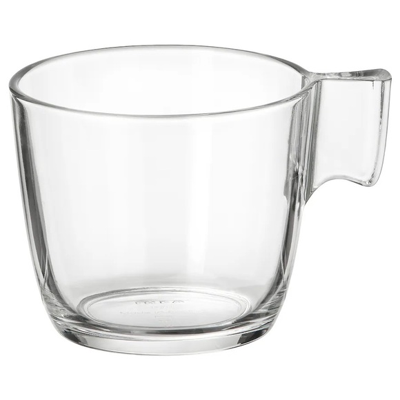 STELNA Mugs, clear glass, 8 oz (Set Of 2)❗️Final Price❗️ - Picture 2 of 6